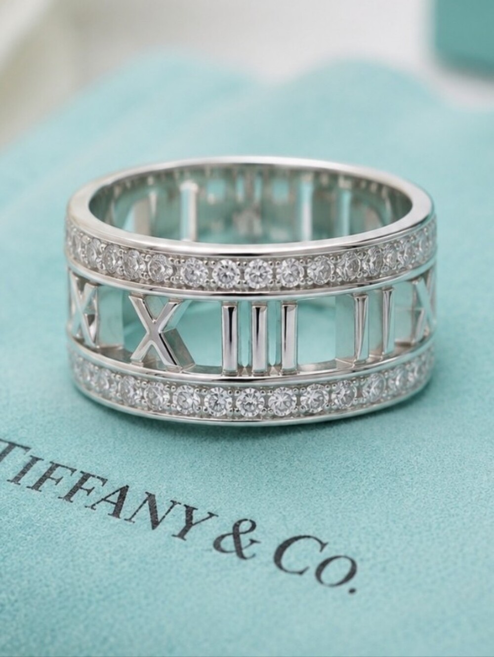 Tiffany Diamond White Gold Ring